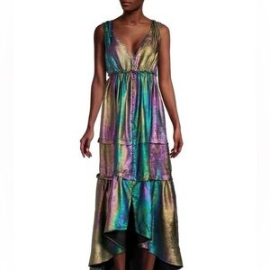 Iridescent Maxi Dress